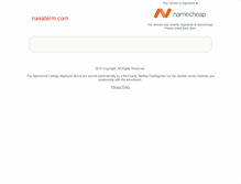 Tablet Screenshot of nasaterm.com